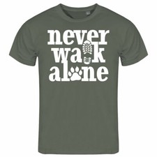 Herren T-Shirt Never walk