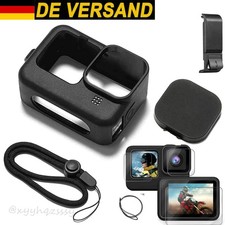 Silikon Schutzhülle Gehäuse Zubehör Set für GoPro Hero 12/11/10/9 Action Kamera