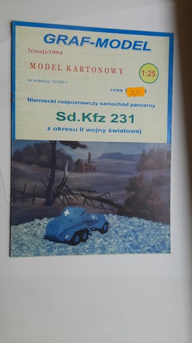 Kfz 231 graf - 231, model