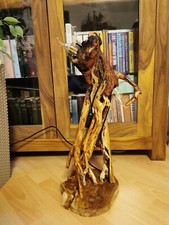 Wurzelholz Tischlampe