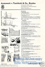Stalleinrichtung Aratowerk Taschitzki Reklame von 1935 Stall Trog Landwirtschaft