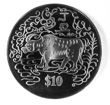 10 Dollar Singapur KM 153