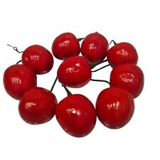 10St. Deko Kirschen Früchte Attrappe Rot Dekoration Kunstobst Dekofrüchte