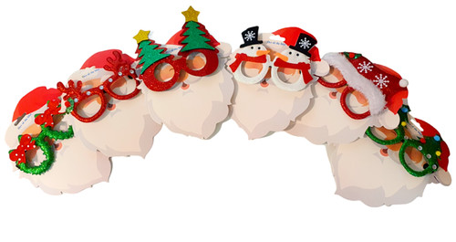 Weihnachtsbrille mit - 3x,