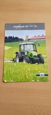 Prospekt Deutz-Fahr Agroplus 67, 77, 87 Datenblatt 
