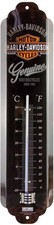 Nostalgic-Art - Garten Metall-Thermometer Innen Aussen - Harley-Davidson Logo