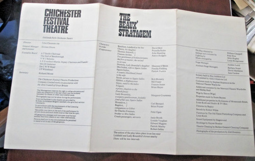 The beaux stratagem chichester - the,