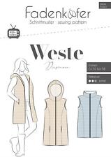 Schnittmuster "Fadenkäfer" Damen Weste