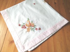 Wunderschöne DDR Tischdecke Mitteldecke 80cm OMAS SCHRANK Landhaus 