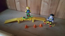 Playmobil Rarität aus den 80er Playmobil 3709 Skaterbahn mit 2 Skatern