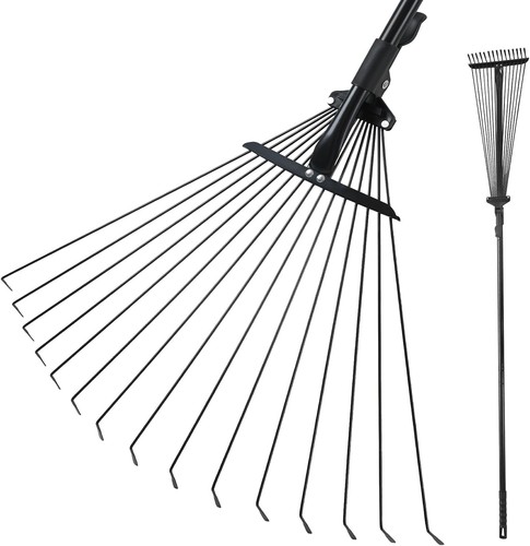 Gartenrechen teleskopstiel - gartenrechen,