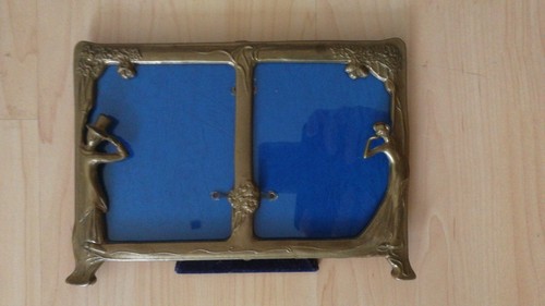 Antiker bilderrahmen messing - antiker,