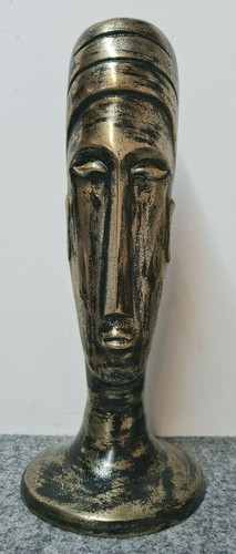 Vase dekofigur maske metall - maske,