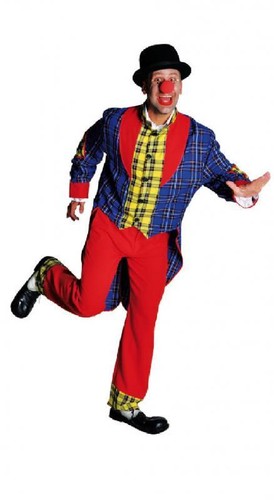 Clown harlekin kostüm - clown, frack