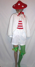 Karneval Kostüm Pilz Fliegenpilz auf Wiese Größe M/ 40 Unikat