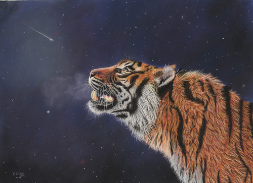 Original pastel painting - original,