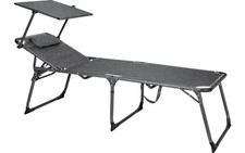 Berger Slimline Dreibein Sonnenliege anthrazit Campingzubehör, B-Ware