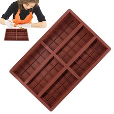 6 Grid Square Schokoladenform