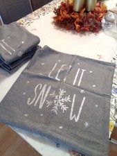 kissenbezüge 50x50 Let it Snow