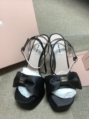 Miu raso - raso, sandalen