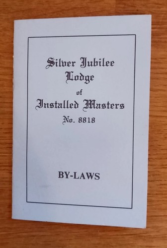 Booklet freemasons log book - -,