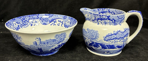Spode blau italienisch klein - italienisch,