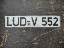 Nummernschild alt/antik Lüdenscheid LÜD