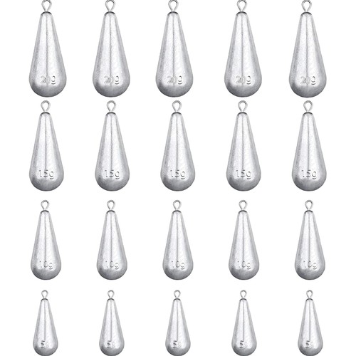 Angelblei sinker set - set, stück