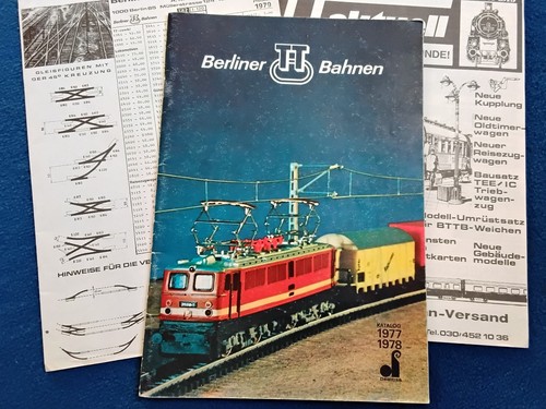 Katalog berliner bahnen - katalog, tt