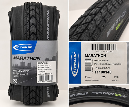 Schwalbe marathon 1 - x, 1,75