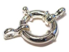 Echt 925 Silber Federring