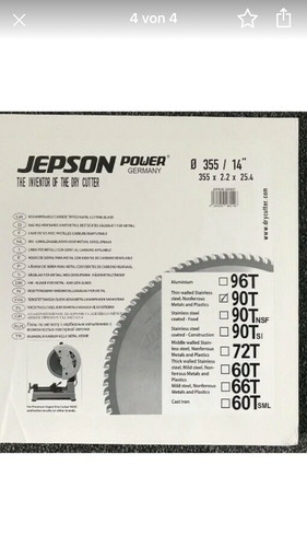 Jepson sägeblatt 355 mm - 355,