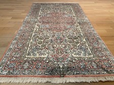 6314 GEWSCHEN Schöner Kaschmir Ghom Seidenteppich 160x90cm  Galerie Tappeto Rug