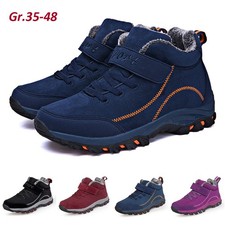 Winterschuhe Herren Damen Warm Gefütterte Winter Schneestiefel Wanderhalbschuhe