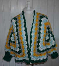 Hippie Häkeljacke Cardigan