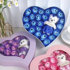 Seife Rose Blume Geschenkbox