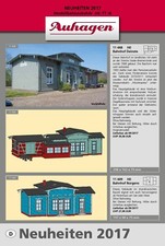 AUHAGEN Neuheiten Katalog 2017 Modellbahn Zubehör Spur HO TT N D aa   