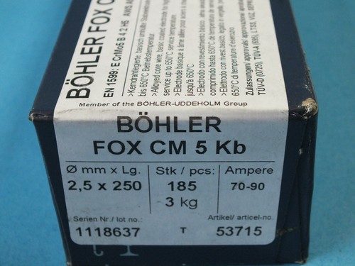 Bohler fox 5kb - bohler, e