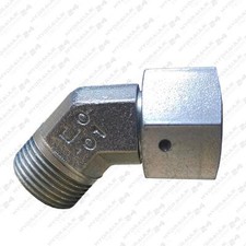 Einstellbare 45°-Winkelverschraubung Hydraulikverschraubung EV Hydraulik