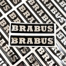 2x Smart Mercedes 450, 451, 453 Brabus Emblem Aufkleber Konvexe 60x14 mm Sticker