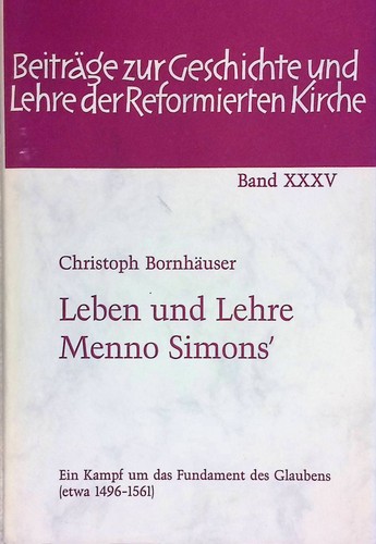Leben und lehre menno simons - und,