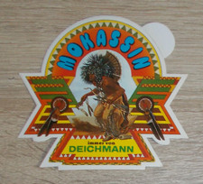 Alter Aufkleber | Sticker Deichmann Mokassin Schuhe - Indianer