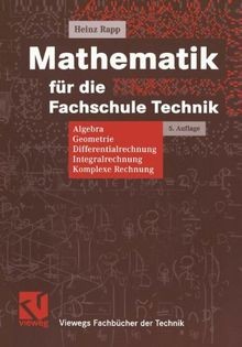 Mathematik für die fachschule - mathematik,