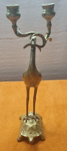 Kerzenhalter kranich auf - kranich,