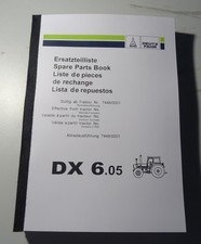 Ersatzteilliste Deutz DX 6.05