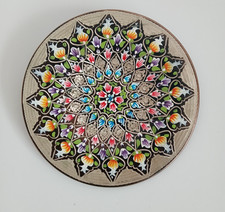 Vintage Emaille Messing