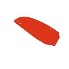 Streichblech Hinterteil rechts