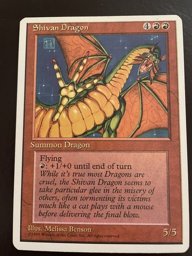 Shivan dragon - (4th, edition)