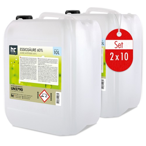 Essigsäure essigessenz 2x - 60%,