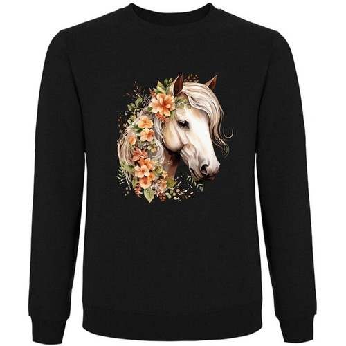 Sweatshirt schwarz pferde - sweatshirt,